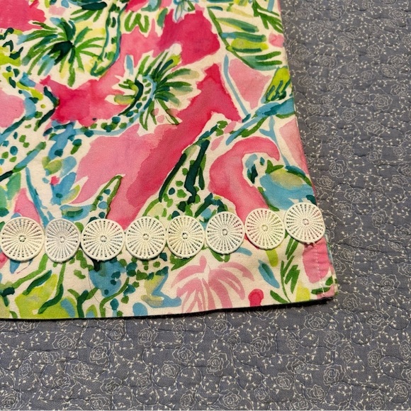 J Bailey Dress Girl’s Pink & Green Floral Size 12 - Picture 4 of 10